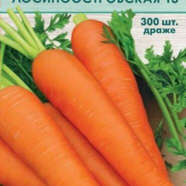 Семена Морковь Лосиноостровская 13 (Черно-белый пакет) 2гр.