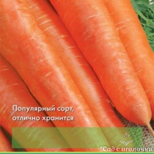 Семена Морковь НИИОХ 336 (Черно-белый пакет) 2гр.